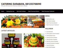 Tablet Screenshot of cateringsurabaya.com